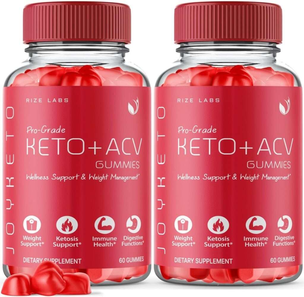 (2 Pack) Joy Keto ACV Gummies Advanced Weight Loss, Official - Joy Keto Plus ACV Gummies Shark Reviews Tank, JoyKeto for Improved Digestion Carb Blocker Gomitas Vitamin B12 (120 Gummies)