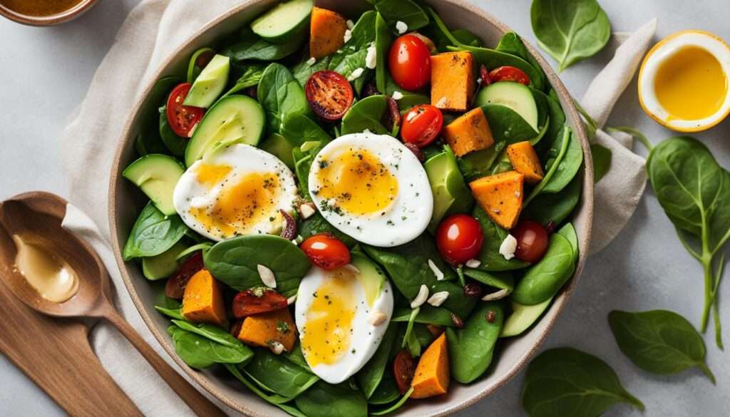 Power Salad with Protein Dressing