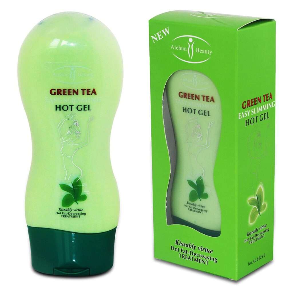 AICHUN BEAUTY Green Tea Paprika Slimming Gel Full-Body Fat Burning Fast Weight Lose Product Slim Abdomen Anti Cellulite Weight Loss Cream 250g (GREEN TEA)