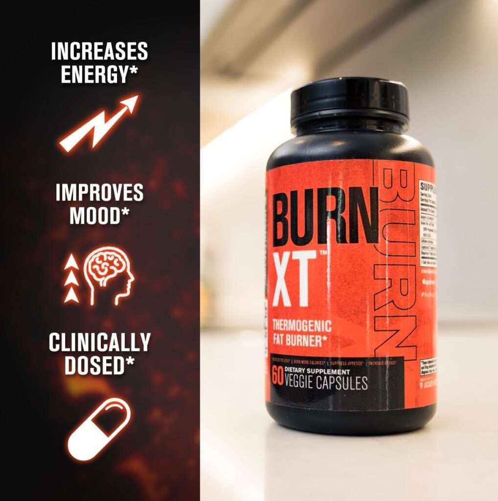 Burn-XT Clinically Studied Fat Burner  Weight Loss Supplement - Appetite Suppressant  Energy Booster - Fat Burning Acetyl L-Carnitine, Green Tea Extract,  More - 60 Natural Diet Pills