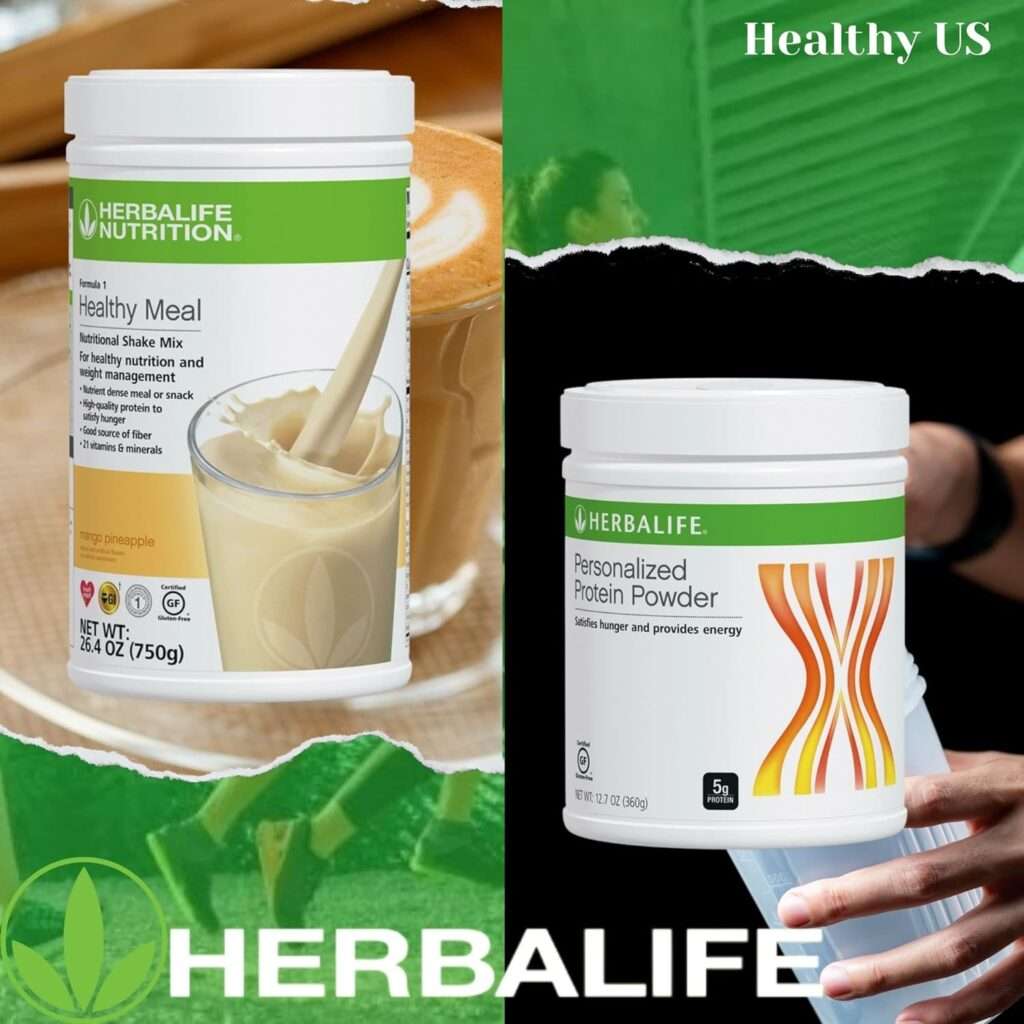 HERBALIFE (DUO) FORMULA 1 Healthy Meal Nutritional Shake Mix (French Vanilla) with PERSONALIZED PROTEIN POWDER