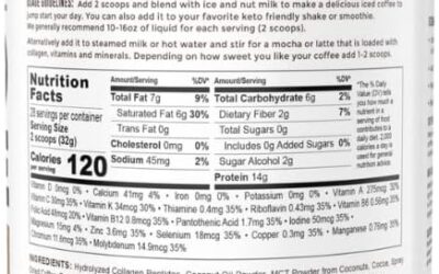 Keto Breakfast Shake Meal Replacement Review