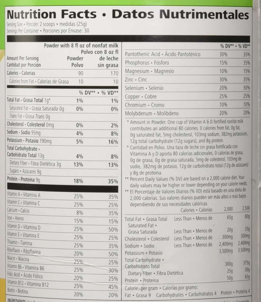 NEW FLAVOR Healthy Meal Nutritional Shake Mix - Banana Caramel 26.4oz