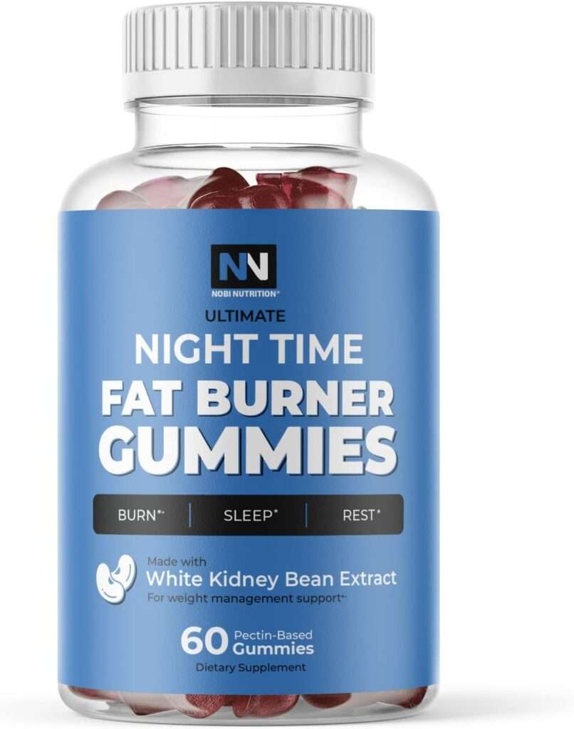 Night Time Fat Burner Gummies | Weight Loss  Sleep Support Supplement | Slimming Hunger Suppressant  Metabolism Booster to Shred Belly Fat While You Sleep | Nighttime Diet Gummies for Women