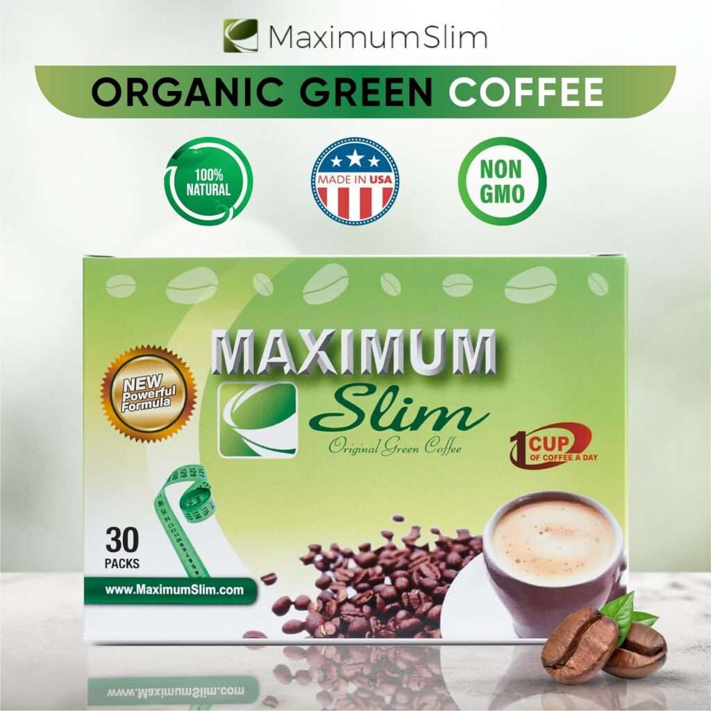 Premium ORGANIC Coffee BOOSTS your Metabolism DETOXES your Body  CONTROLS your Appetite. EFFECTIVE WEIGHT LOSS FORMULA includes Original Green Coffee  Natural Herbal Extracts (Laxative Free)