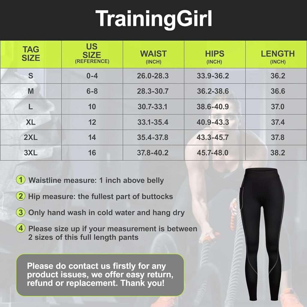 TrainingGirl Women Neoprene Sauna Leggings Sweat Shorts Weight Loss Workout Running Capris Slimming Compression Thermo Pants
